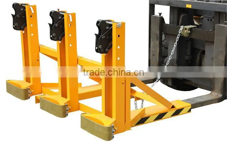Four Drums Forklift Attachment Clamps