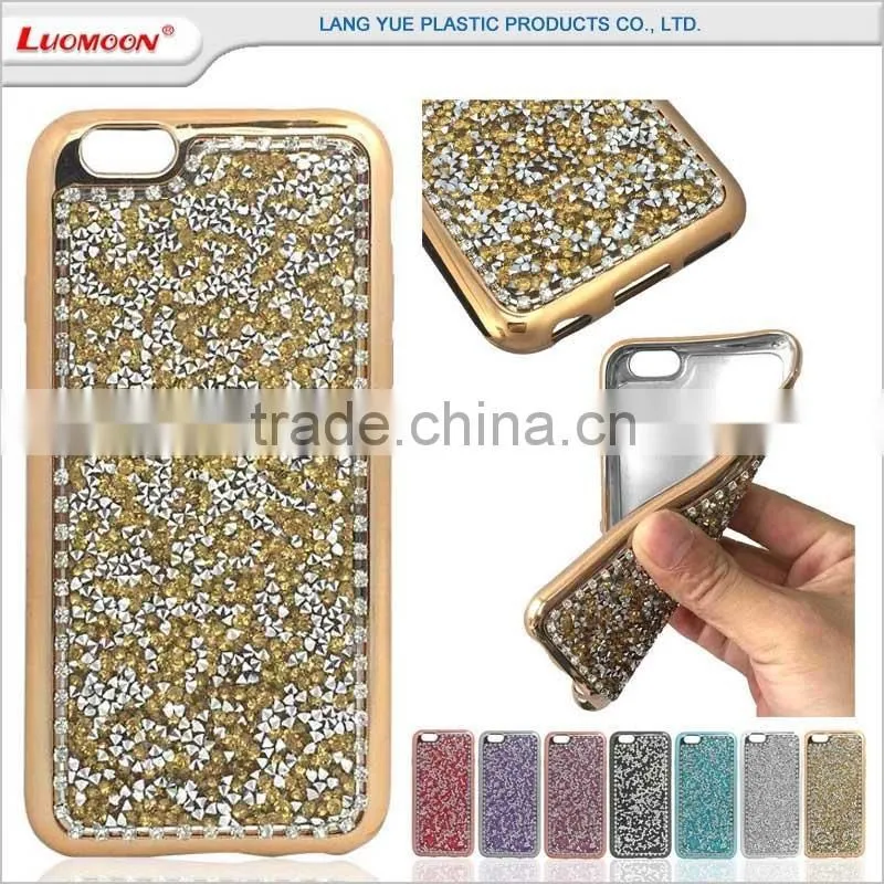 full diamond high light plating tpu back cover case for htc desire 728 828 626g 509D/506E/500 620/820 MINI/D820MU