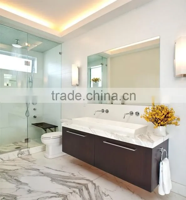 Europeann style modern MFC board porcelain bathroom vanity tops
