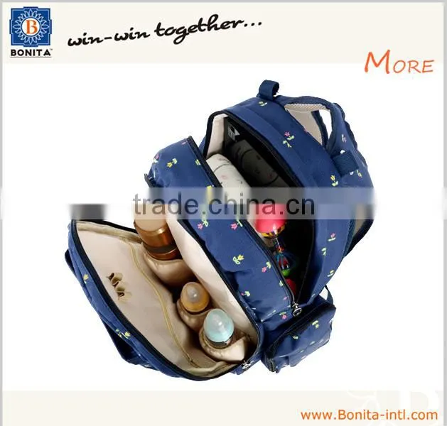 2016 popular portable fashion backpack diaper bag baby backpack