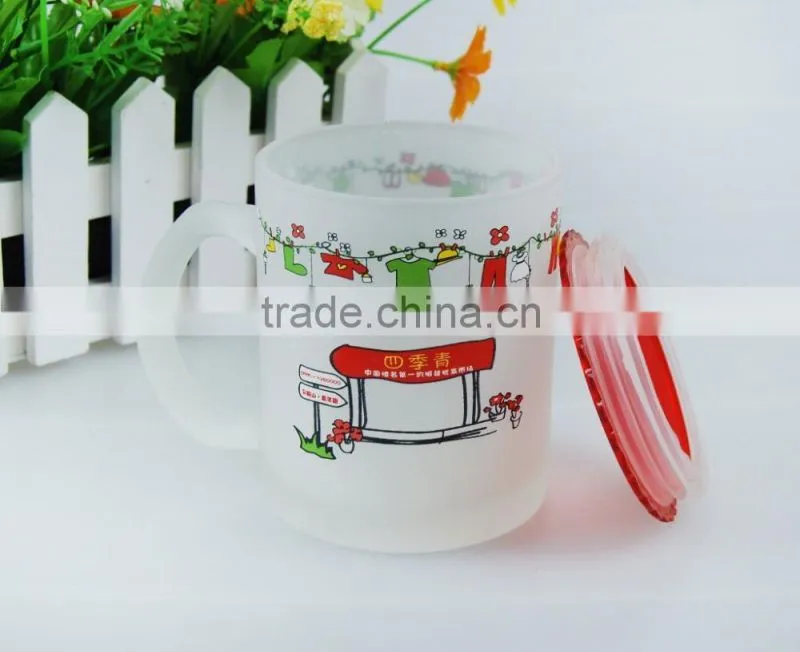 Sublimation blank glass mug, glass coffee mug, sublimation glass beer mug