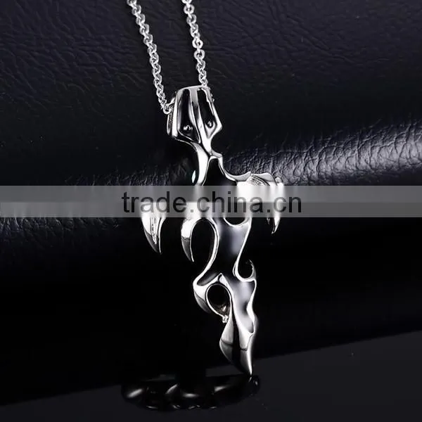 High Quality 2016 Sword Cross Design Stainless Steel Necklace