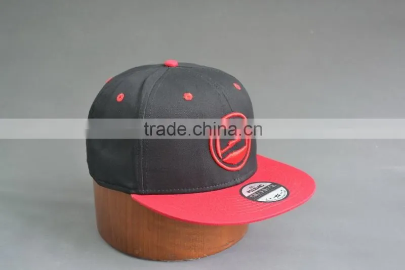 Hi quality custom 6-panel snapback caps with embroidery logo