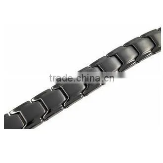 High quality silicone stainless steel energy bracelet