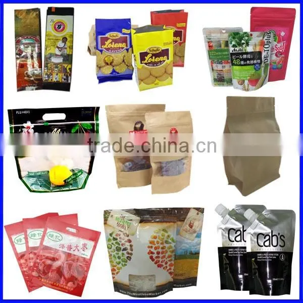 popular food grade 3 side seal bags for tea