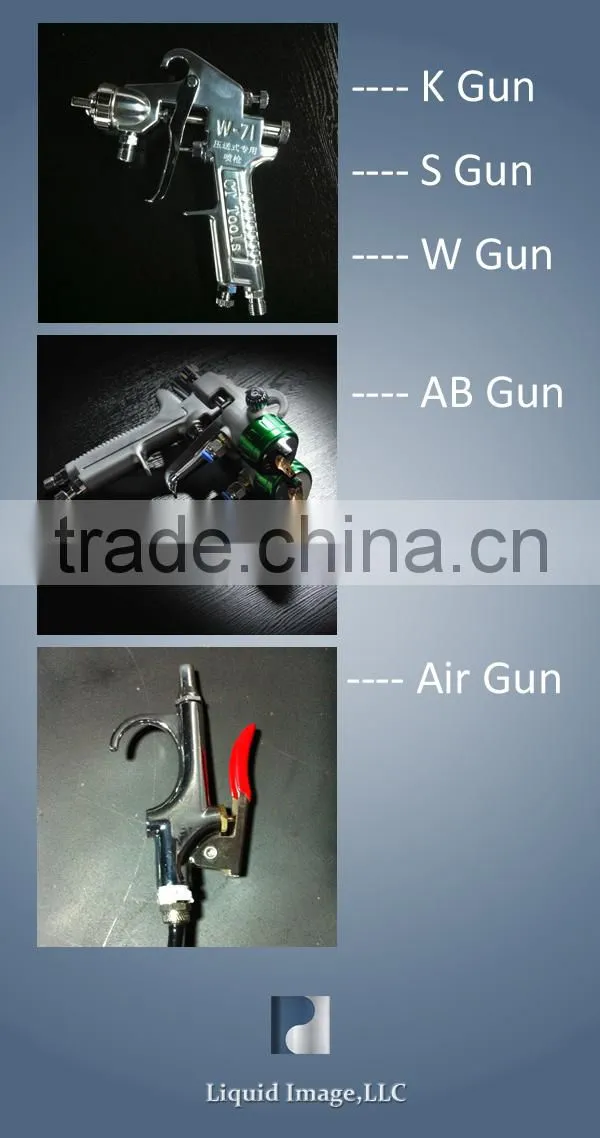 silver chrome spray kit machine for new starter mini chrome machine