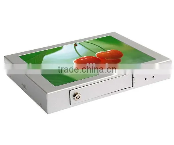 Hot 12.1inch wireless android lcd video display with android 4.4 system support touch screen for advertising