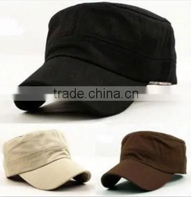 Women Girl Men Denim Fabric Military Navy Army Baseball Cadet Cap