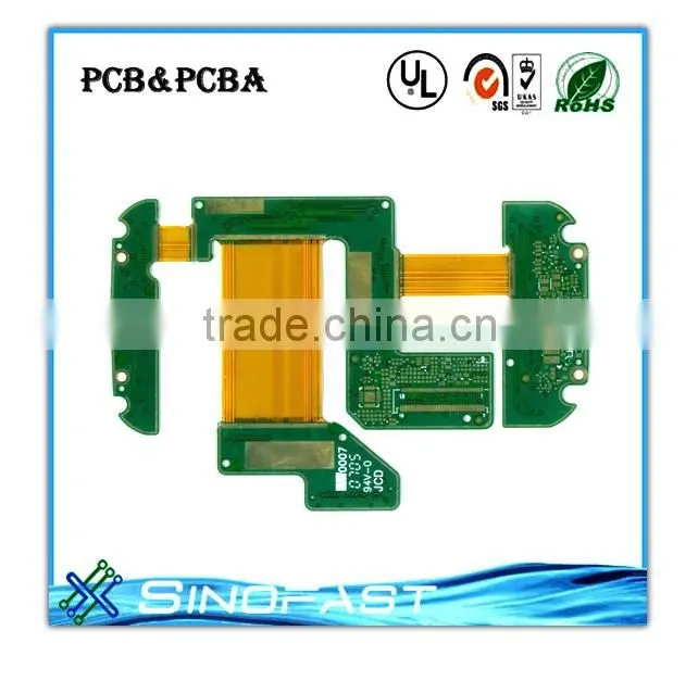 rigid flex pcb/hdi multilayer rigid flex pcb factory