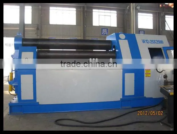 w12-25*2500 four roller hydraulic plate rolling machine