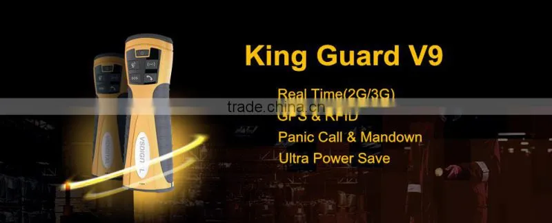 GPRS guard tour monitoring system with gprs panic button
