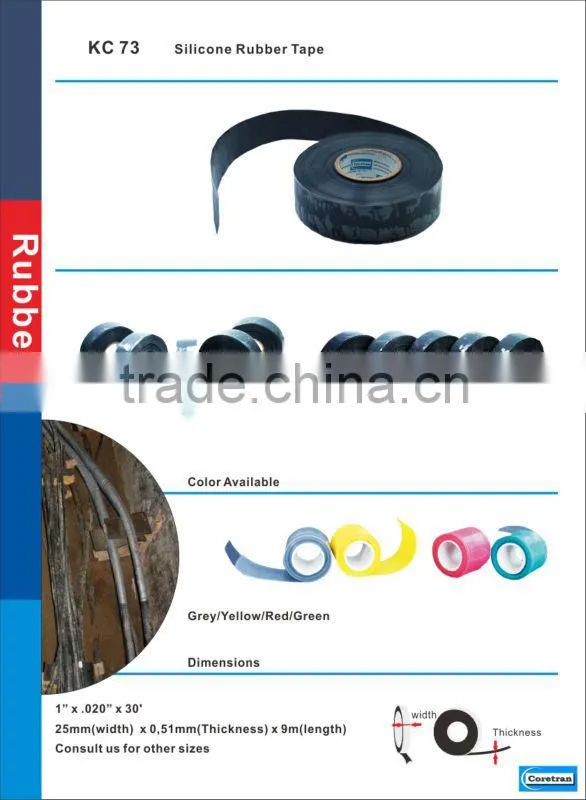China Manufacturer Silicone Rubber Self Amalgamating Tapes