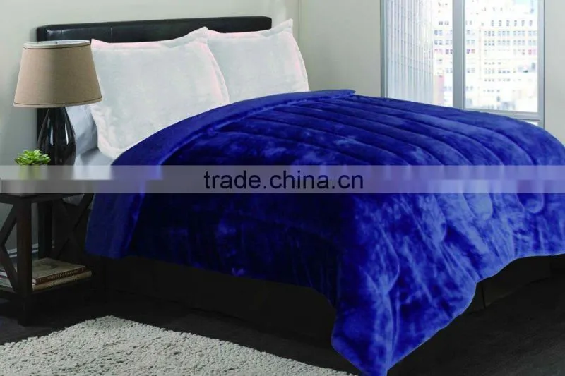 Garden Home Luxurious Borrego Blanket Super Soft Plush Reverses to Sherpa
