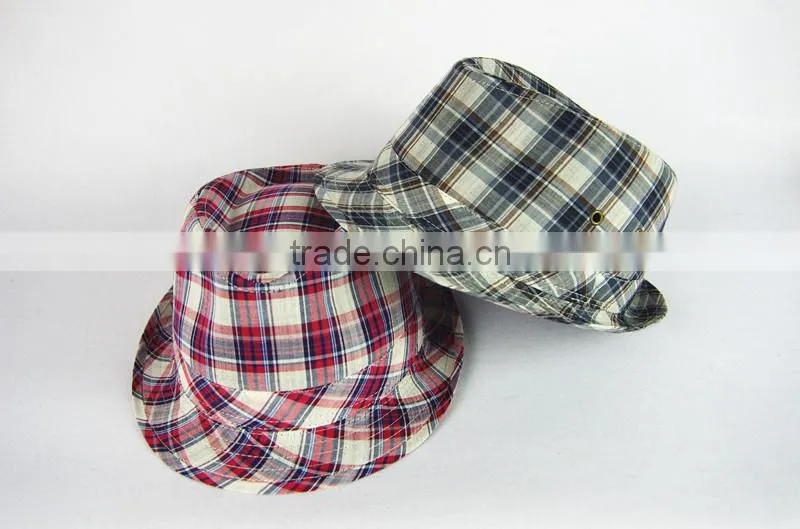 2016 kids cotton bowler party cap with ribbon