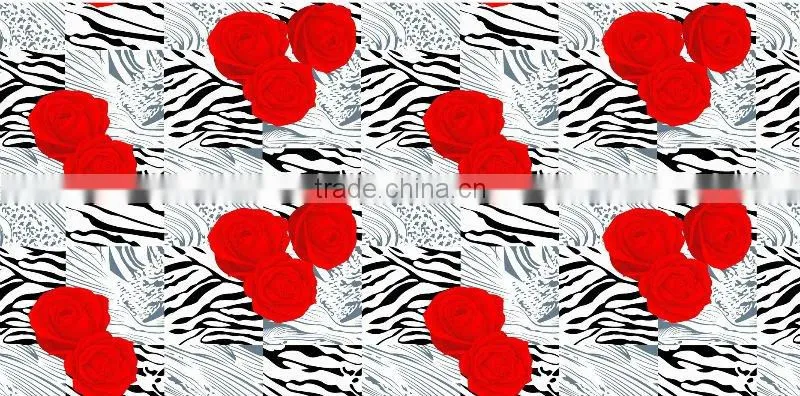 100% Polyester 3D disperse printed brushed fabric from china supplier