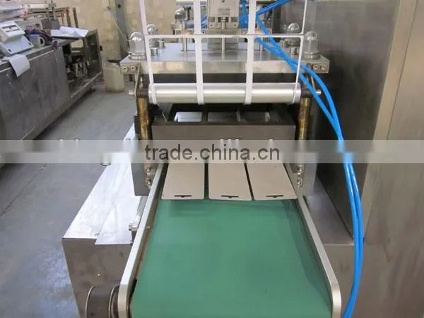 Blister and paper card hot seal automatic toothpick packing machine