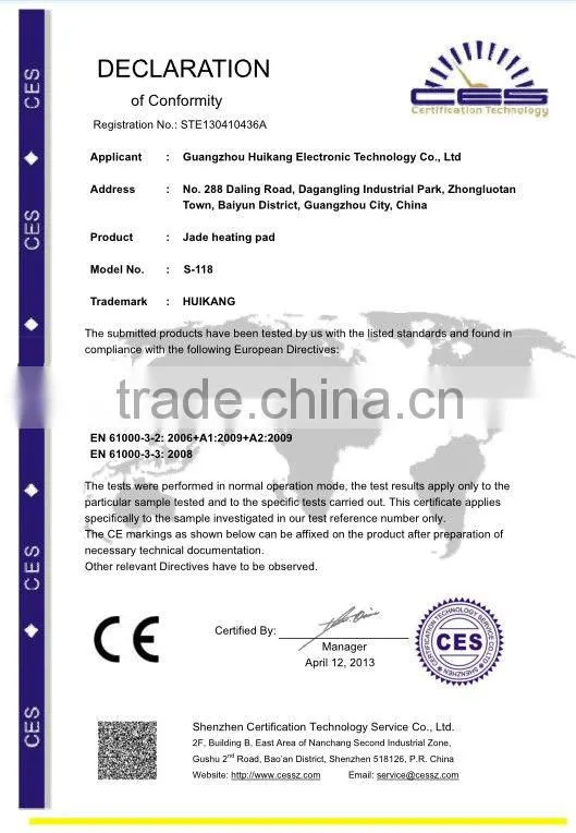 infrared jade mat infrared massage thermal jade heating mattress