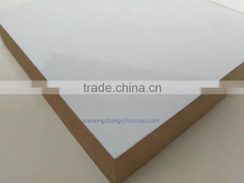 uv mdf board in Shinning white ST-C09 for kitchen cabinet shutters