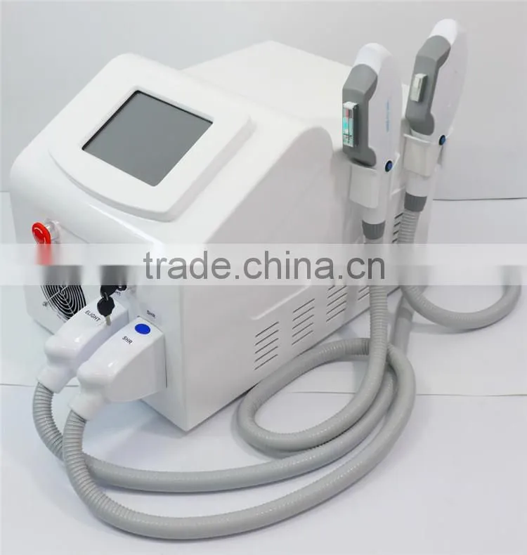 2016 best permanent ipl shr laser e-light hair removal machines
