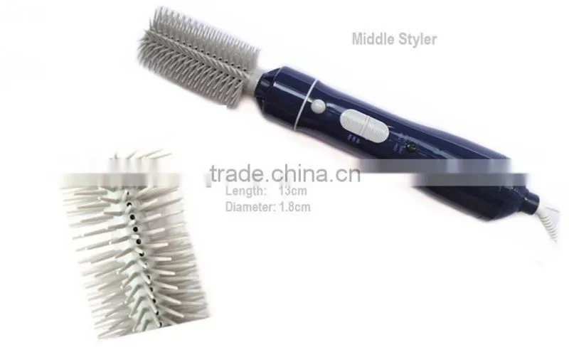 10 in 1 mutiple function hair curlers brush comb straightener dryer concentrator-black
