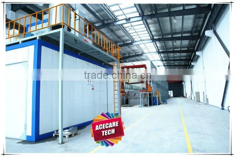 Painting Line for machinery and tools, Powder coating production line for machinery,Motorcycle painting line
