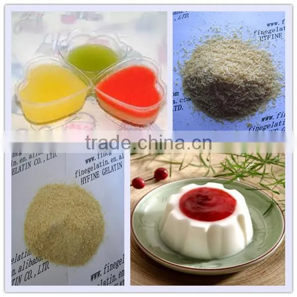 food halal gelatine ingredients/gelatin for desserts/edible food additive gelatin