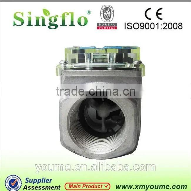 Nice price Singflo 1'' 20~200L aluminium water meters for sale