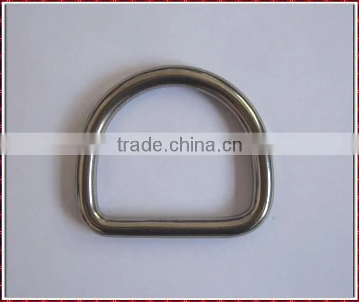 2 d ring file welded stainless steel d ring for dog collar