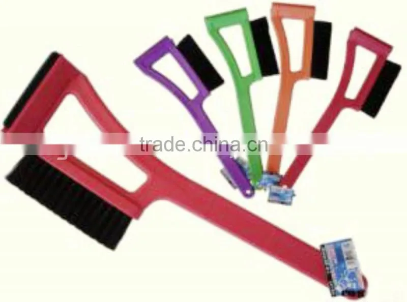 convenient colorful ice scraper brush