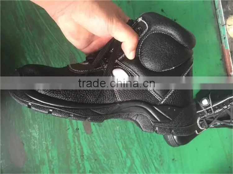 Italy anti slip protection shoes industry nubuck leather safety shoes