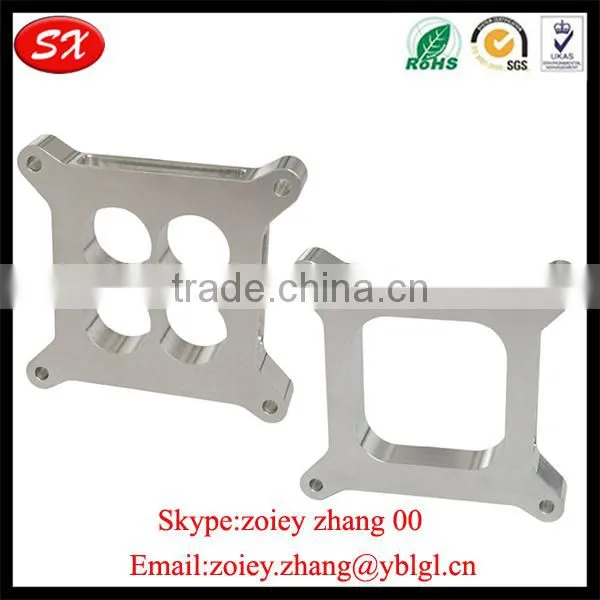 Square Aluminum 4150 CNC Milling Spacer For Air & Fuel Carburetors Accessories