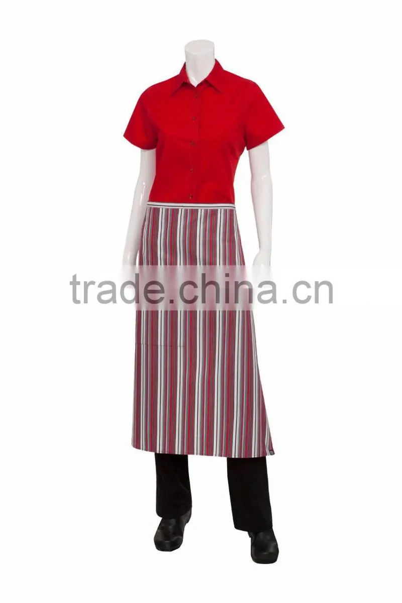 2017 high quality promotional half waist apron for men and women made to order