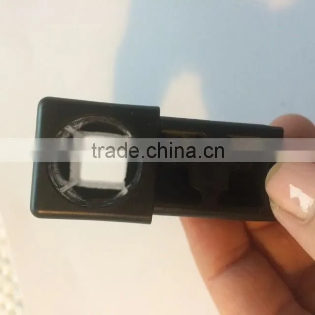 100% qualified clear black plastic squara tube 100 x 100,