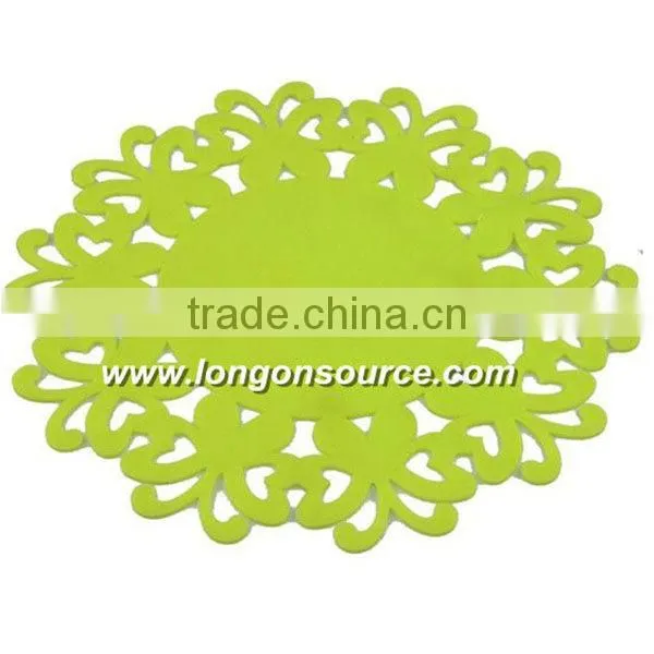 New design love image kitchen Cute flower Silicone place mat