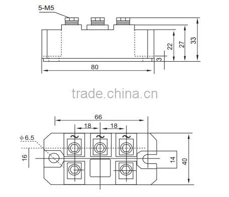 Good quality 3 phase bridge rectifier diode module