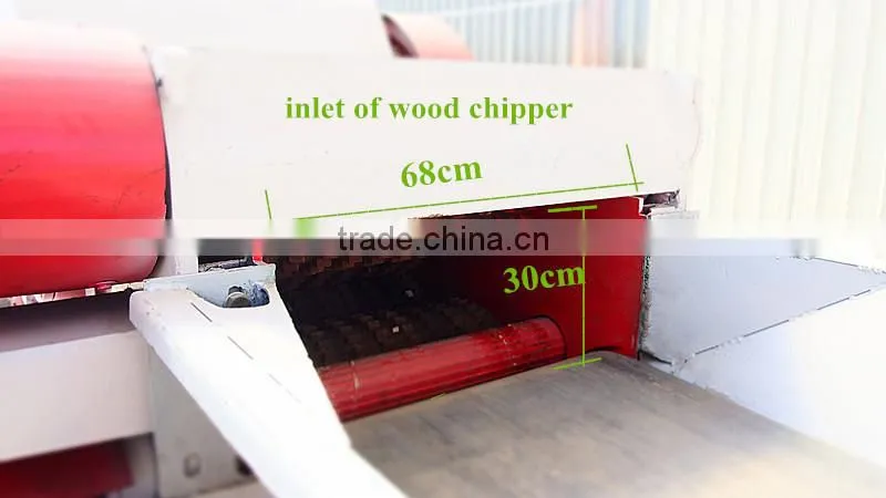 Small log splitter wood chipper