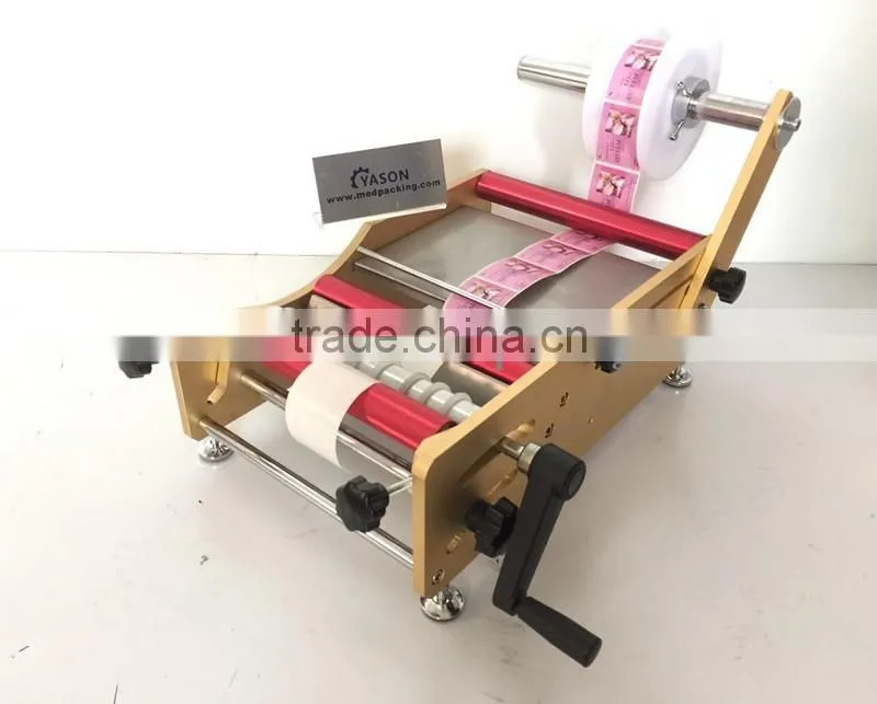 L100 Manual Round Bottle Labelling Machine Sticker Labeler