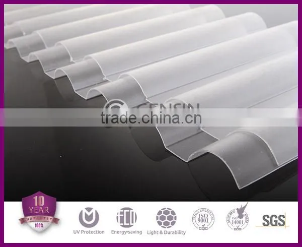 corrugated polycarbonate sheet/corrugated solid sheet/corrugeated roofing sheet