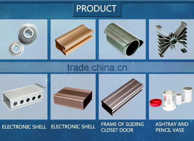 Aluminum extrusion profile for Rail tracks