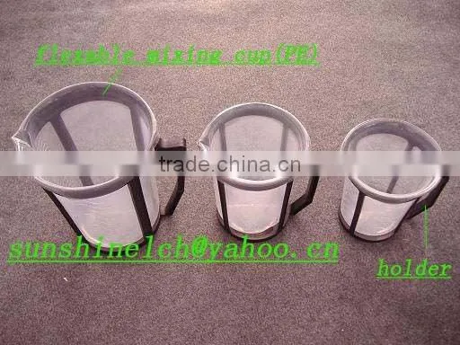 plastic flexable paint mixing cups