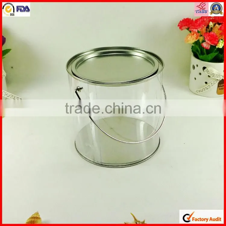 wholesale pvc clear plastic ice bucket