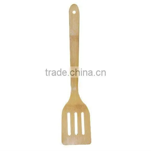 LFGB standard hot selling bamboo slotted spoon