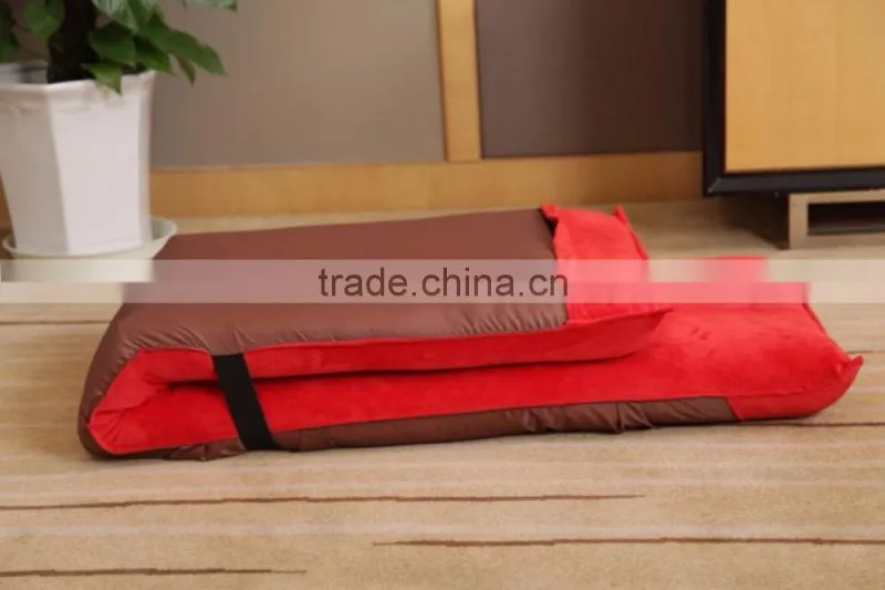 legless floor chair with 5 steps to adjustable the waist and head position
