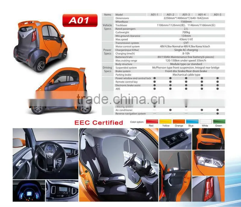 EEC L7E/COC Stylish auto electric