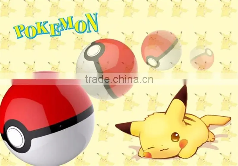 Pokemon Go Pokeball Hot Sales porjector Power Bank 12000mah Poke luminescent Ball Mobile Charger