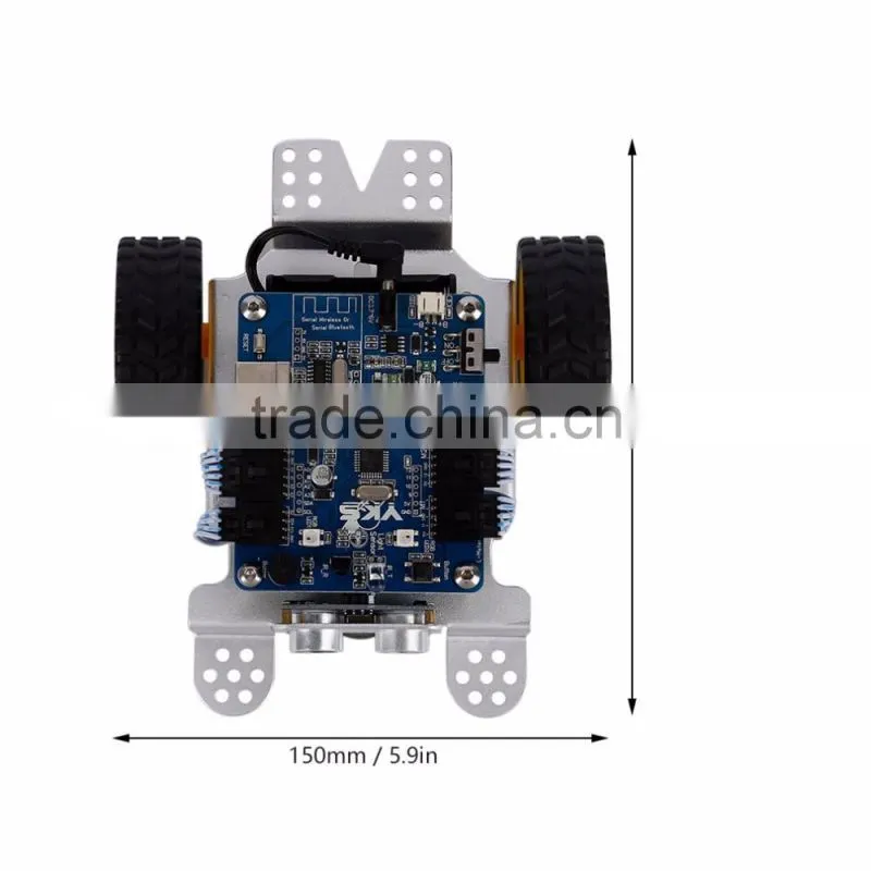 New Arrival Creative DIY Smart Toy Robot Car, Intelligent Programmable Early Educational 2 Wheel Robot Kit Toy Car For Children