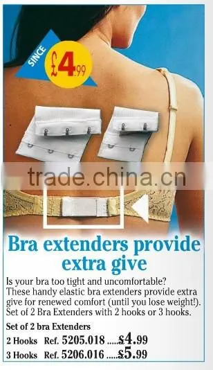 Bra extenders/colored bra extenders/elastic bra extender/bra extenders with 3 hooks