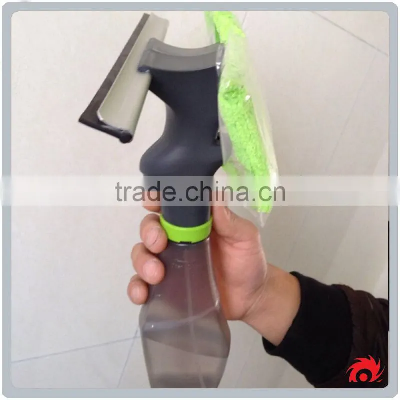 multifunction 3 in 1window glass cleaning squeegee brush bathroom window wiper