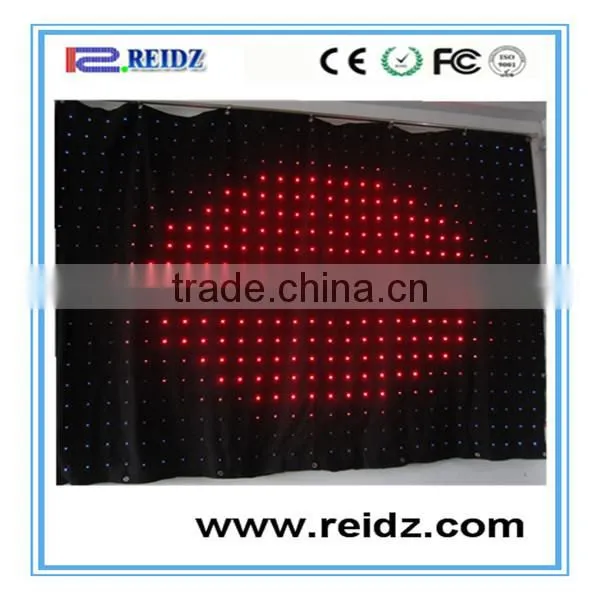 Wholesaler dmx512 sewn rental curtain wall led backdrop decoration