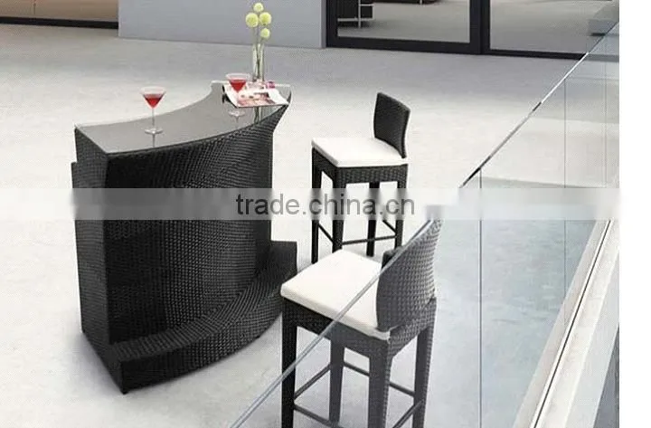 rattan outdoor furniture bar sets
